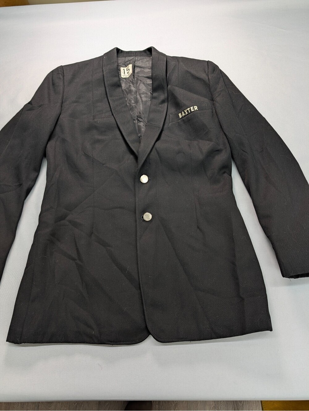 Vintage Ostwald Band Uniform Jacket Blazer Black Size 15